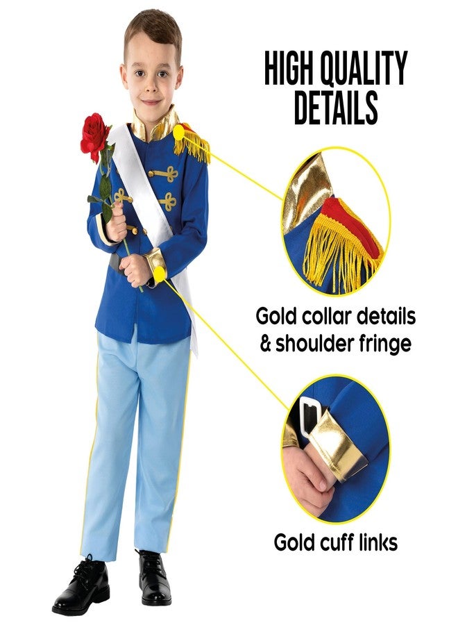 fun shack Prince Costume for Boys, Prince Charming Costume Boys, Book Characters Costumes for Kids, Medium - Image 3